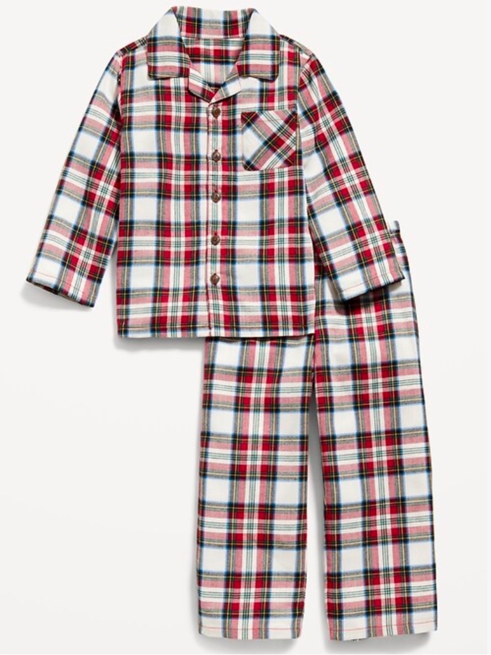 Old Navy plaid pajama set size 4T